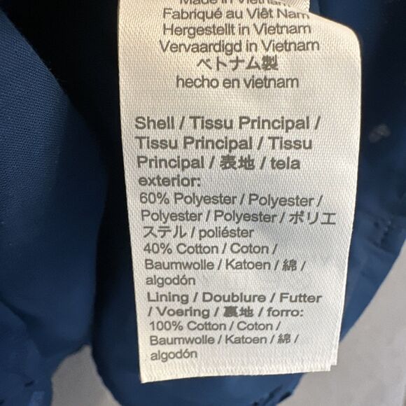 J. Crew Eyelet Camisole Babydoll Peplum Top Size XL Blue Preppy Beach Vacation - Picture 5 of 8